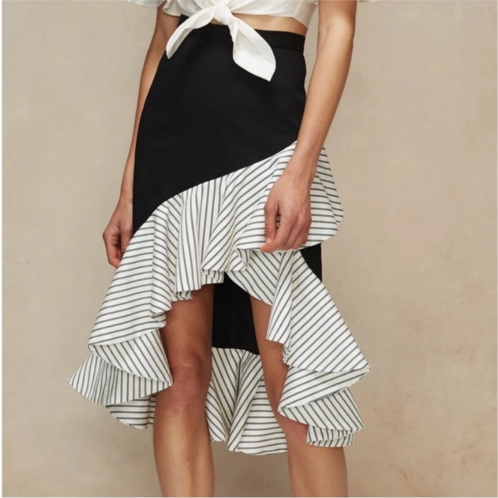 AMUR Salma Striped Skirt 4 NWT - Picture 3 of 9